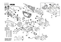 Bosch 3 601 H93 H60 GWS 24-230 LVI Angle Grinder 110 V / GB Spare Parts GWS24-230LVI